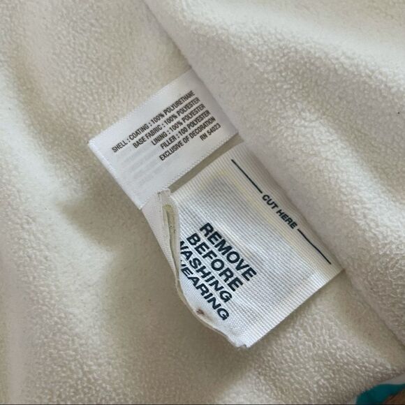 Old Navy Multicolored Puffer Zip Up Vest Sz Large - Picture 12 of 12